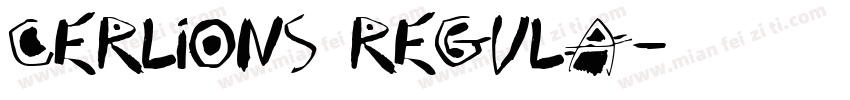 Cerlions Regula字体转换